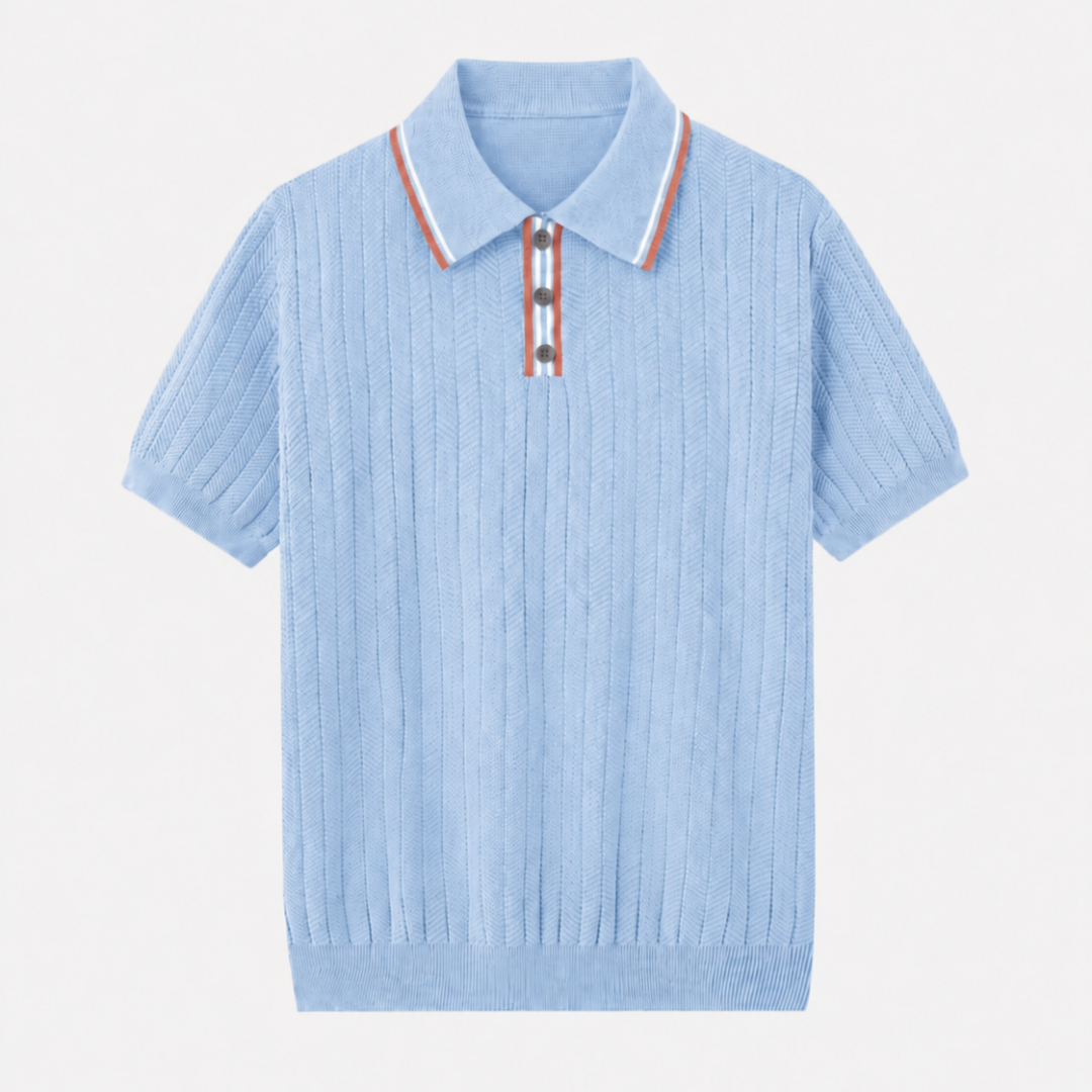 Thornbury Ribbed Knit Polo