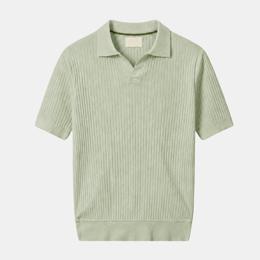 Calder Rib Knit Polo